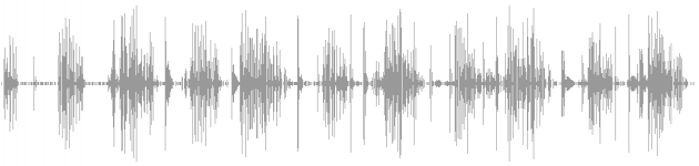 audio waveform
