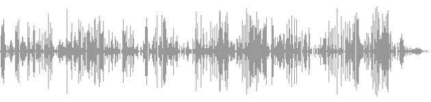 audio waveform