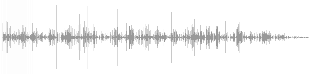 audio waveform