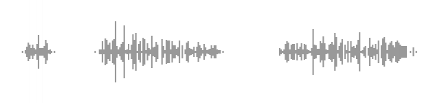 audio waveform